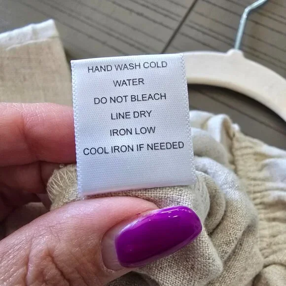 HYFVE - Neutral Puff Sleeve Wide Leg Jumpsuit - Size Small - Picture 7 of 13